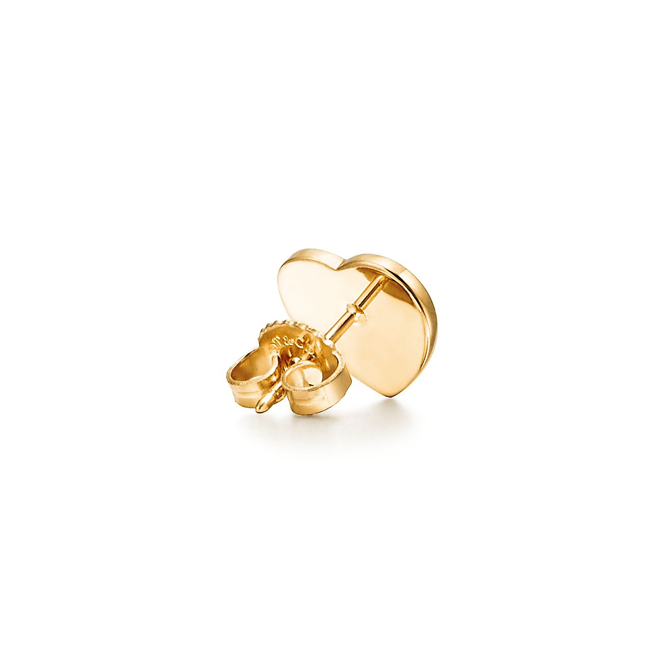 18K Return to Tiffany Heart Tag Stud Earrings