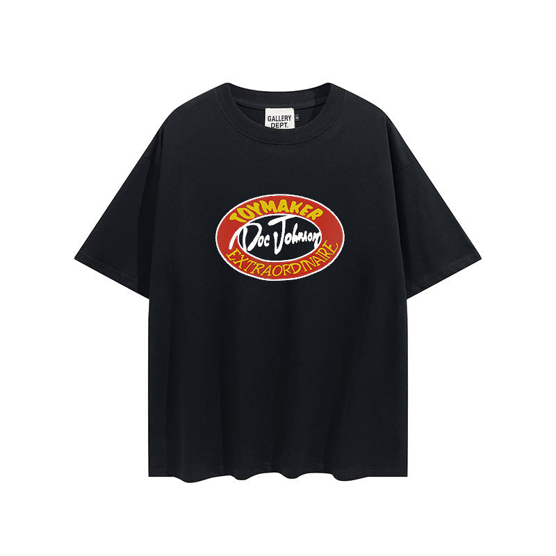Gallery Dept T Shirts Trendy Gallery Dept Letter Printed Large Size Short Sleeve T-shirt for Men and Women