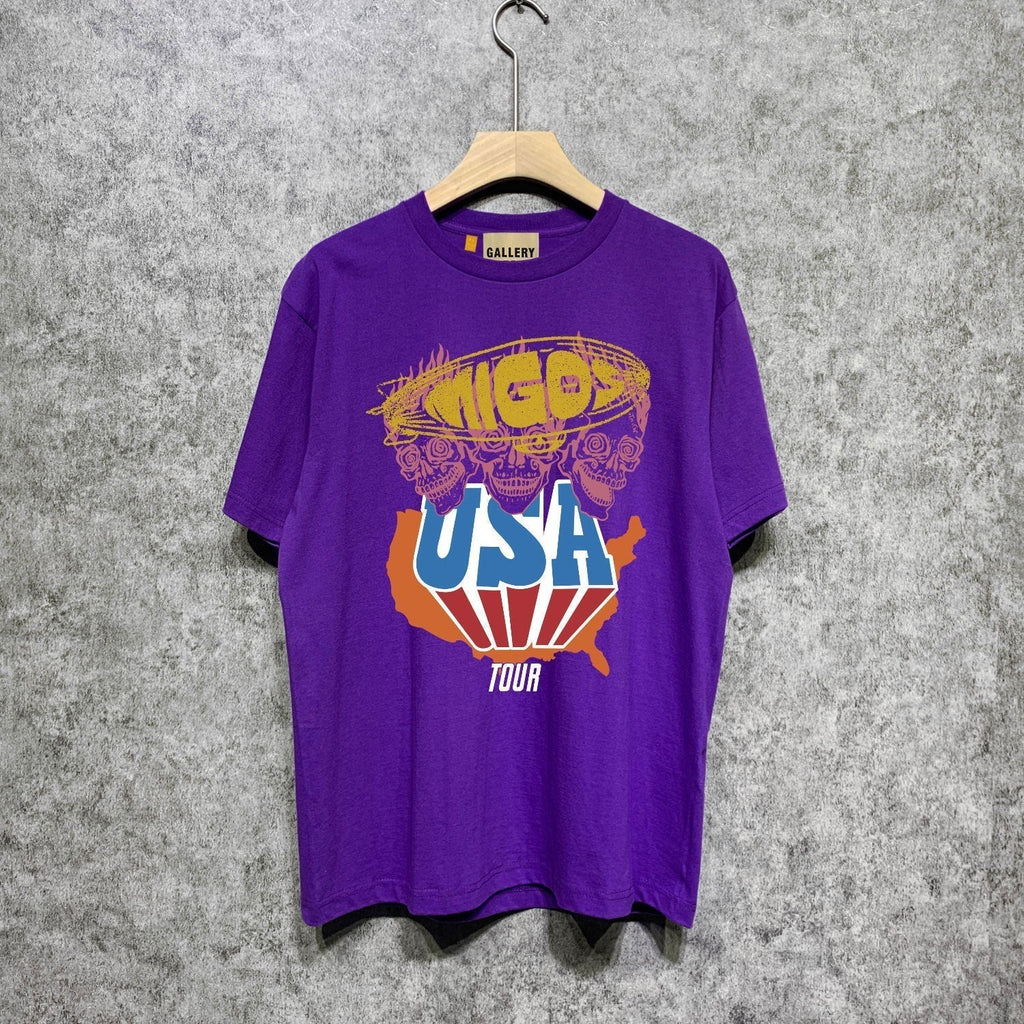 Gallery Dept T Shirts European And American Tee Shirt Short Sleeve T-Shirt Blouse