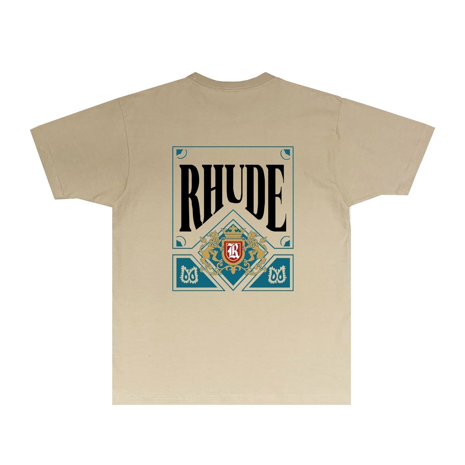 Rhude T-shirts Printed Trendy Pure Cotton