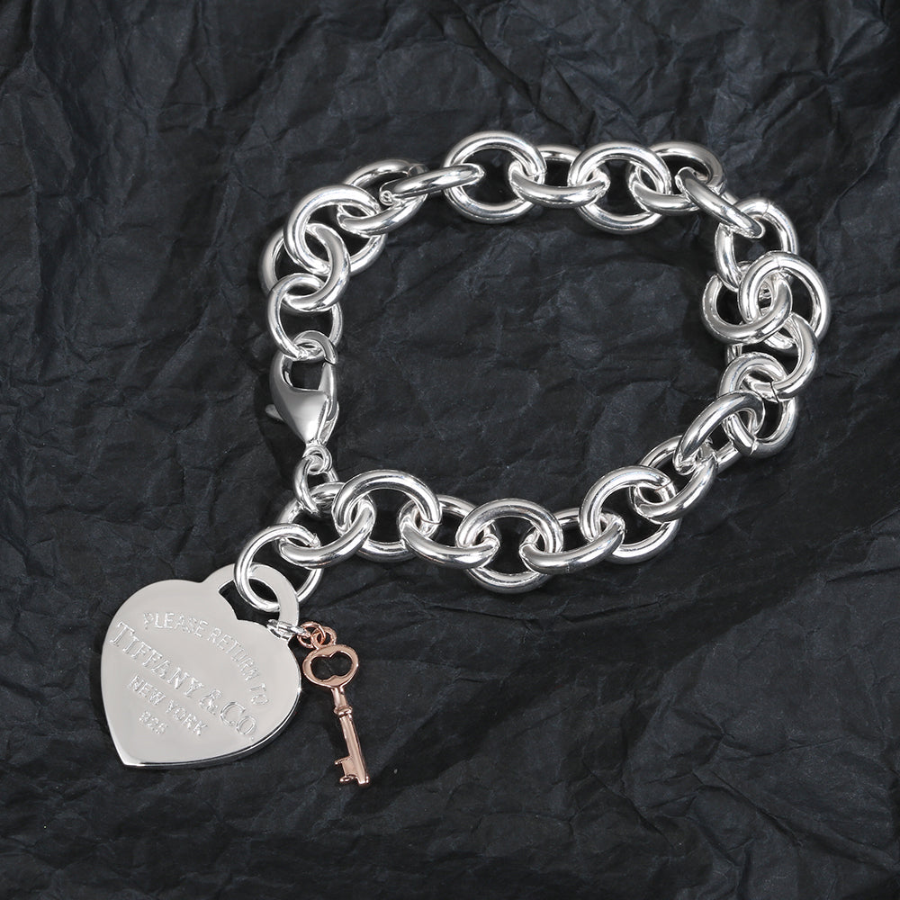 18K Tiffany Heart Tag Bracelet