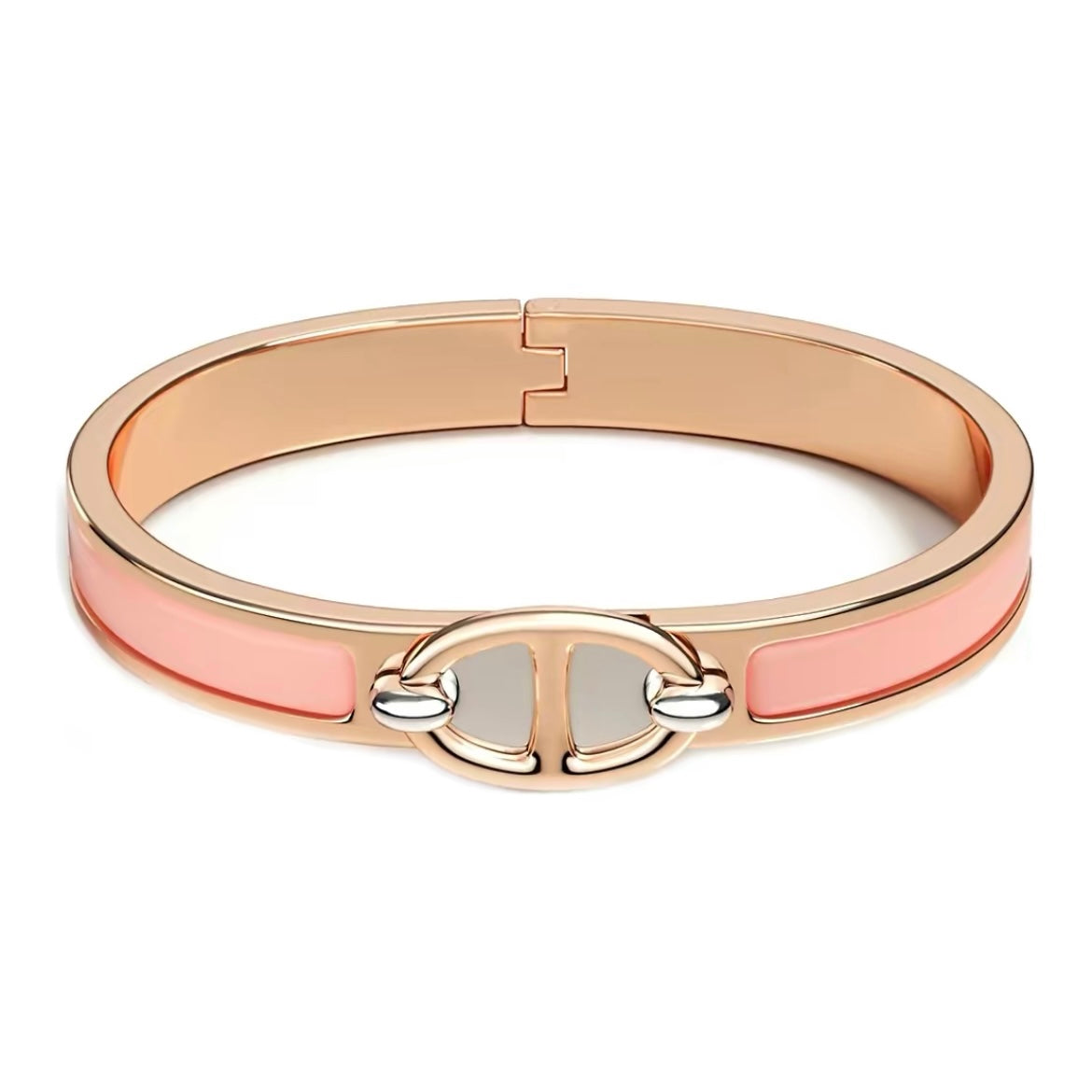 18K Mini Clic Chaine D'ancre Hermes Bracelet