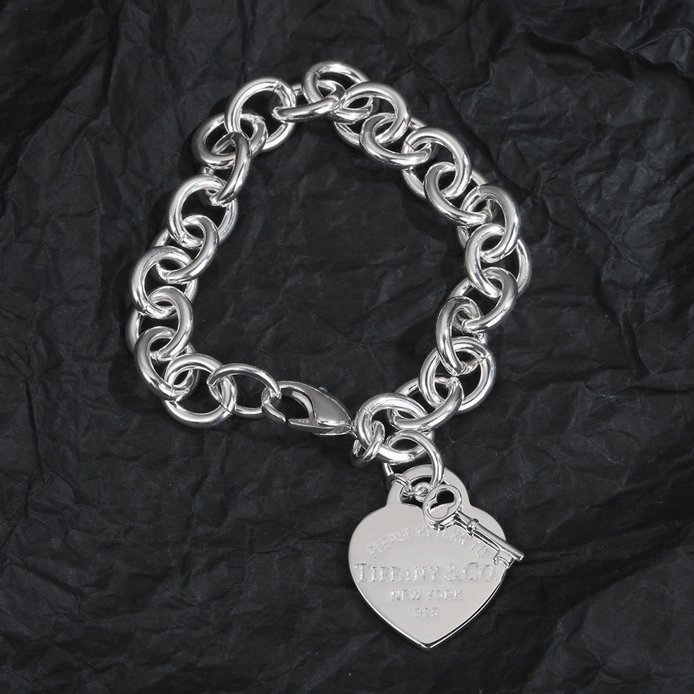 18K Tiffany Heart Tag Bracelet